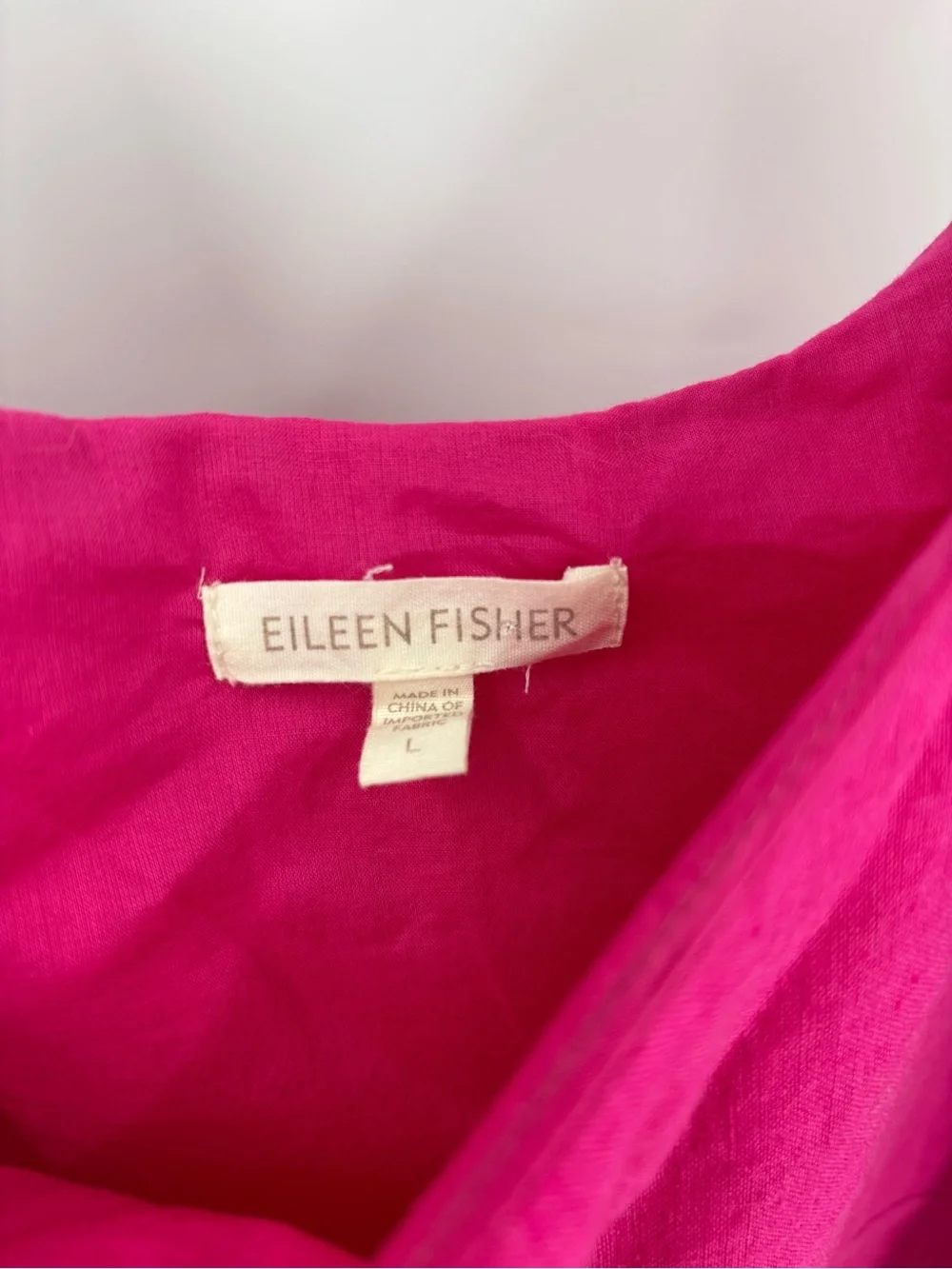 Eileen Fisher irish linen sleeveless midi dress - Picture 3 of 5